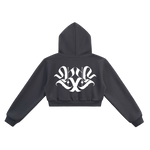 𝕽𝖊𝖈𝖔𝖌𝖓𝖎𝖟𝕰 Women Cropped Hoodie