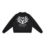 𝕽𝖊𝖈𝖔𝖌𝖓𝖎𝖟𝕰 Women Fleece Mid-Neck Crew Sweatshirt