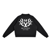 𝕽𝖊𝖈𝖔𝖌𝖓𝖎𝖟𝕰 Women Fleece Mid-Neck Crew Sweatshirt