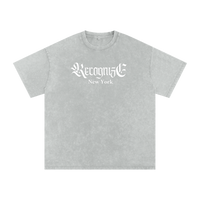 𝕽𝖊𝖈𝖔𝖌𝖓𝖎𝖟𝕰 Snow Washed Oversized Cotton T-Shirt