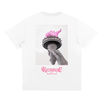 𝕽𝖊𝖈𝖔𝖌𝖓𝖎𝖟𝕰 Pink Flame T-shirt