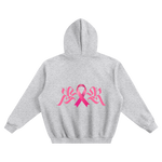 𝕽𝖊𝖈𝖔𝖌𝖓𝖎𝖟𝕰 Women Breast Cancer Boxy Hoodie
