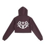 𝕽𝖊𝖈𝖔𝖌𝖓𝖎𝖟𝕰 Women Cropped Zip-Up Hoodie