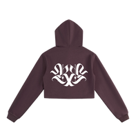 𝕽𝖊𝖈𝖔𝖌𝖓𝖎𝖟𝕰 Women Cropped Zip-Up Hoodie