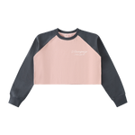 𝕽𝖊𝖈𝖔𝖌𝖓𝖎𝖟𝕰 Raglan Crop Sweatshirt