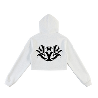 𝕽𝖊𝖈𝖔𝖌𝖓𝖎𝖟𝕰 Women Cropped Zip-Up Hoodie