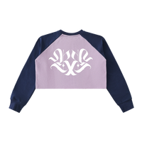 𝕽𝖊𝖈𝖔𝖌𝖓𝖎𝖟𝕰 Raglan Crop Sweatshirt