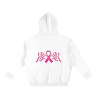 𝕽𝖊𝖈𝖔𝖌𝖓𝖎𝖟𝕰 Breast Cancer Oversize Fleeced Hoodie