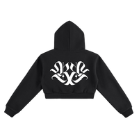 𝕽𝖊𝖈𝖔𝖌𝖓𝖎𝖟𝕰 Women Cropped Hoodie