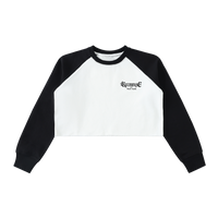 𝕽𝖊𝖈𝖔𝖌𝖓𝖎𝖟𝕰 Raglan Crop Sweatshirt