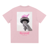 𝕽𝖊𝖈𝖔𝖌𝖓𝖎𝖟𝕰 Pink Flame T-shirt