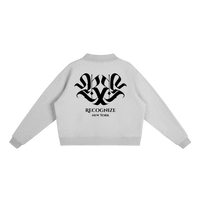 𝕽𝖊𝖈𝖔𝖌𝖓𝖎𝖟𝕰 Women Fleece Mid-Neck Crew Sweatshirt