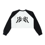 𝕽𝖊𝖈𝖔𝖌𝖓𝖎𝖟𝕰 Raglan Crop Sweatshirt