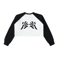 𝕽𝖊𝖈𝖔𝖌𝖓𝖎𝖟𝕰 Raglan Crop Sweatshirt