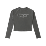 𝕽𝖊𝖈𝖔𝖌𝖓𝖎𝖟𝕰 Raglan Long Sleeve Slim T-Shirt
