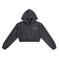 𝕽𝖊𝖈𝖔𝖌𝖓𝖎𝖟𝕰 Women Cropped Hoodie