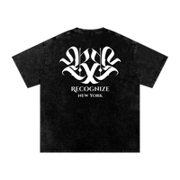 𝕽𝖊𝖈𝖔𝖌𝖓𝖎𝖟𝕰 Snow Washed Oversized Cotton T-Shirt