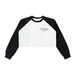 𝕽𝖊𝖈𝖔𝖌𝖓𝖎𝖟𝕰 Raglan Crop Sweatshirt