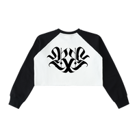 𝕽𝖊𝖈𝖔𝖌𝖓𝖎𝖟𝕰 Raglan Crop Sweatshirt