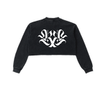 𝕽𝖊𝖈𝖔𝖌𝖓𝖎𝖟𝕰 Women Snow Washed Cropped Sweatshirt