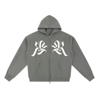 𝕽𝖊𝖈𝖔𝖌𝖓𝖎𝖟𝕰 Fleece Zip-Through Hoodie