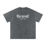 𝕽𝖊𝖈𝖔𝖌𝖓𝖎𝖟𝕰 Snow Washed Oversized Cotton T-Shirt