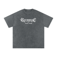 𝕽𝖊𝖈𝖔𝖌𝖓𝖎𝖟𝕰 Snow Washed Oversized Cotton T-Shirt