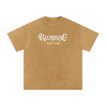 𝕽𝖊𝖈𝖔𝖌𝖓𝖎𝖟𝕰 Snow Washed Oversized Cotton T-Shirt