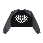 𝕽𝖊𝖈𝖔𝖌𝖓𝖎𝖟𝕰 Raglan Crop Sweatshirt