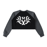 𝕽𝖊𝖈𝖔𝖌𝖓𝖎𝖟𝕰 Raglan Crop Sweatshirt