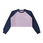 𝕽𝖊𝖈𝖔𝖌𝖓𝖎𝖟𝕰 Raglan Crop Sweatshirt