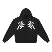 𝕽𝖊𝖈𝖔𝖌𝖓𝖎𝖟𝕰 Fleece Zip-Through Hoodie