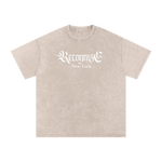 𝕽𝖊𝖈𝖔𝖌𝖓𝖎𝖟𝕰 Snow Washed Oversized Cotton T-Shirt