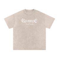 𝕽𝖊𝖈𝖔𝖌𝖓𝖎𝖟𝕰 Snow Washed Oversized Cotton T-Shirt