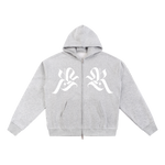 𝕽𝖊𝖈𝖔𝖌𝖓𝖎𝖟𝕰 Fleece Zip-Through Hoodie
