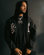 𝕽𝖊𝖈𝖔𝖌𝖓𝖎𝖟𝕰 Frayed Sunfade Zip Hoodie