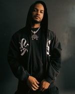 𝕽𝖊𝖈𝖔𝖌𝖓𝖎𝖟𝕰 Frayed Sunfade Zip Hoodie