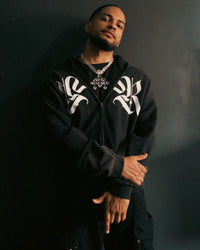 𝕽𝖊𝖈𝖔𝖌𝖓𝖎𝖟𝕰 Frayed Sunfade Zip Hoodie