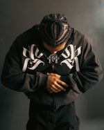 𝕽𝖊𝖈𝖔𝖌𝖓𝖎𝖟𝕰 Frayed Sunfade Zip Hoodie
