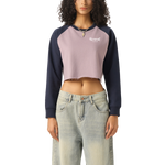 𝕽𝖊𝖈𝖔𝖌𝖓𝖎𝖟𝕰 Raglan Crop Sweatshirt