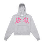 𝕽𝖊𝖈𝖔𝖌𝖓𝖎𝖟𝕰 Women Breast Cancer Cropped Hoodie