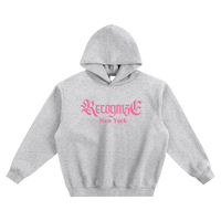 𝕽𝖊𝖈𝖔𝖌𝖓𝖎𝖟𝕰 Women Breast Cancer Boxy Hoodie