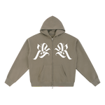 𝕽𝖊𝖈𝖔𝖌𝖓𝖎𝖟𝕰 Fleece Zip-Through Hoodie