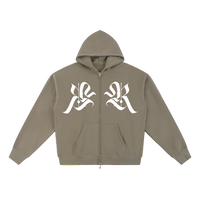 𝕽𝖊𝖈𝖔𝖌𝖓𝖎𝖟𝕰 Fleece Zip-Through Hoodie
