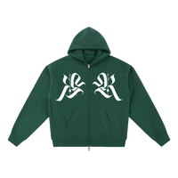 𝕽𝖊𝖈𝖔𝖌𝖓𝖎𝖟𝕰 Fleece Zip-Through Hoodie