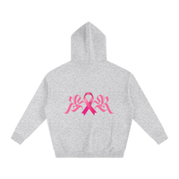 𝕽𝖊𝖈𝖔𝖌𝖓𝖎𝖟𝕰 Breast Cancer Oversize Fleeced Hoodie