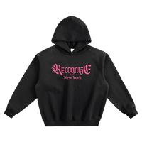 𝕽𝖊𝖈𝖔𝖌𝖓𝖎𝖟𝕰 Women Breast Cancer Boxy Hoodie