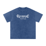 𝕽𝖊𝖈𝖔𝖌𝖓𝖎𝖟𝕰 Snow Washed Oversized Cotton T-Shirt