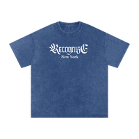 𝕽𝖊𝖈𝖔𝖌𝖓𝖎𝖟𝕰 Snow Washed Oversized Cotton T-Shirt