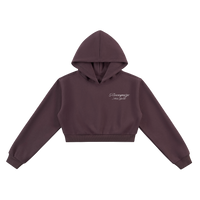 𝕽𝖊𝖈𝖔𝖌𝖓𝖎𝖟𝕰 Women Cropped Hoodie